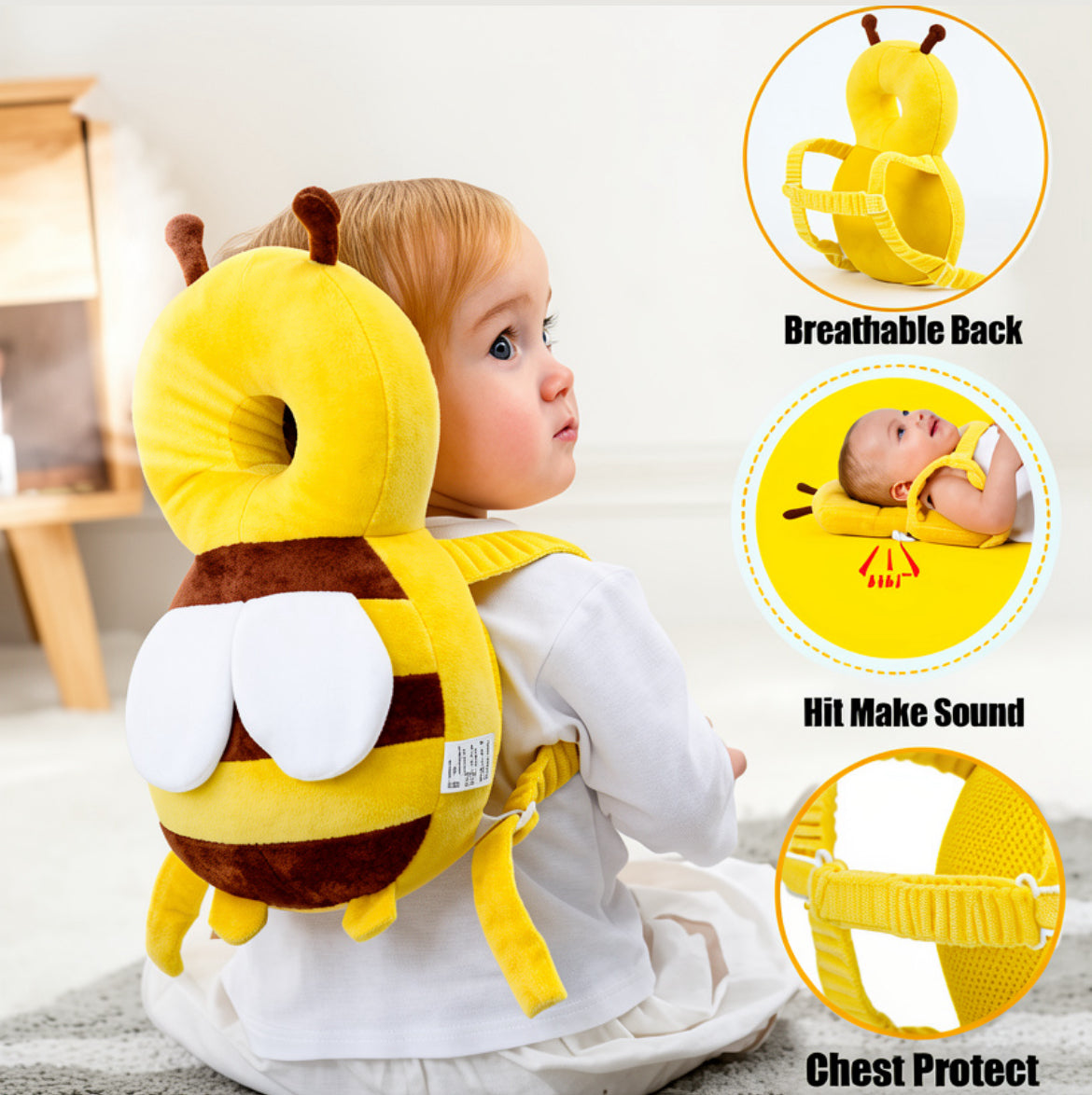 infant back head protector